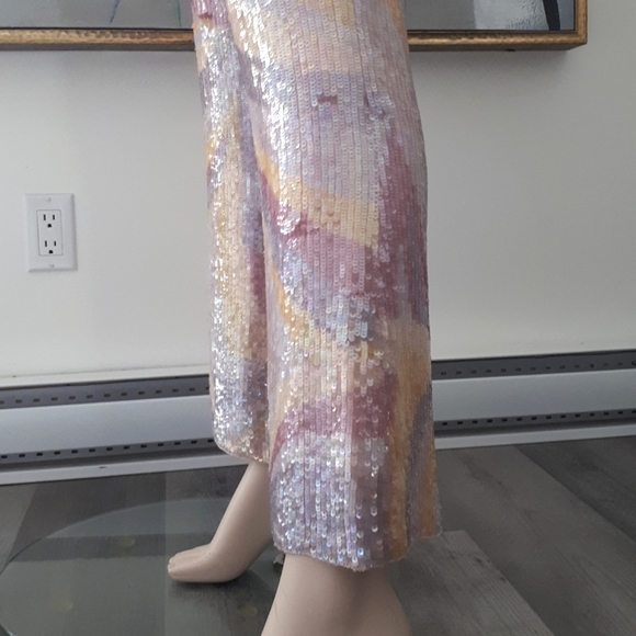 💖 Host Pick 💖 Escada | Sequin and Bead Embellished Silk Pants - Picture 10 of 15